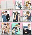 Sổ viết anime Dakaretai otoko ichii ni odosarete imasu nhiều mẫu ngẫu nhiên. 