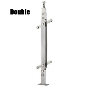 【STOCK】Stainless Steel Glass Railing Post Glass Balustrade Railing Post Staircase Handrail Balusters