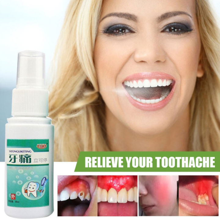 Toothache Spray Periodontitis Tooth Decay Pains Teeth Oral Pain