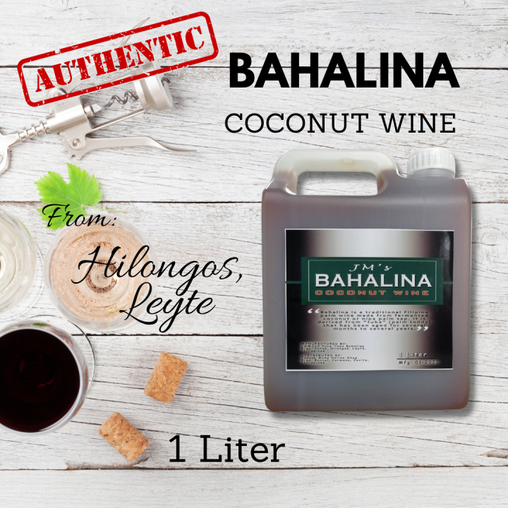 Authentic Bahalina Tuba / Coconut Red Wine 1 LITRE. Tuba Wine