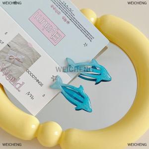 [COD] WEICHENG 4Pcs Cute Cartoon Dolphin BB Hair Clip For Women Girls Versatile Bangs Hair Clip Fashion Side Clip Hair Accessories Gifts