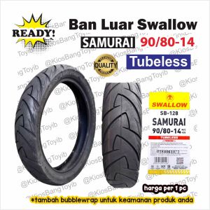 Ban Luar Motor Matic SWALLOW Tubeless 90/80-14 Motif Samurai