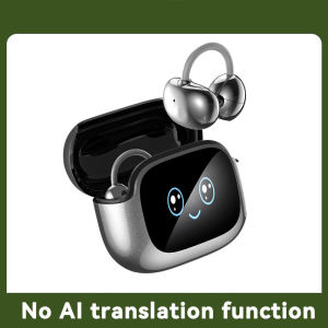 NE32 AI Real-Time Translation Earphones – LED Touch Screen Bluetooth V6.0 OWS Clip-On Noise Cancellation IPX5 HiFi Sound for IOS/Android