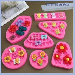 Ditur แม่พิมพ์ซิลิโคนฟองดองสำหรับตกแต่งเค้กฟองดองรูปตัวการ์ตูนน่ารักแม่พิมพ์อบขนมช็อกโกแลต