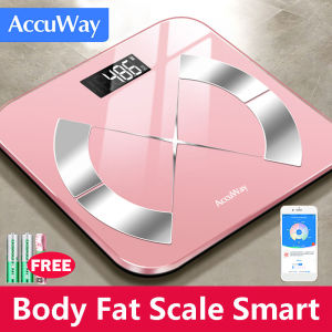 AccuWay human body Composite intelligent body fat scale Bluetooth wireless weight bathroom scale with digital display body  Health  composition analyzer