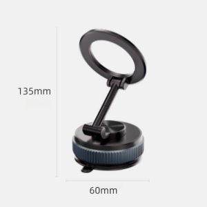 3-in-1 Magnetic Car Phone Holder N52 Magnet Vacuum Suction Cup 1080° Rotation 2.2KG Holder