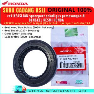 Seal Kruk AS Genio Original Seal Kruk AS HONDA Genio KOJ Seal Kruk AS Beat Street Ori Seal Kruk AS Beat New Original Seal Kruk AS New Scoopy Original Kodepart K0J Original Honda Genuine Part