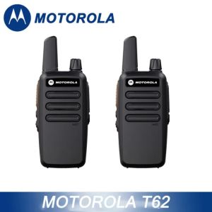 Motorola T62 Walkie Talkie Long Range 10KM UHF 16 Channels UHF 400-470MHz Frequency Copy Walkie-Talkies10W 5800mAh Type C Charging IP54 Waterproof