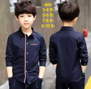 kemeja anak laki laki FINE 3-10 tahun / kemeja anak laki terbaru 2023 / kemeja anak laki laki import