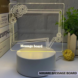 3D Creative Visualization Lamp For Childrens Bedroom USB Port LED Lighting Acrylic Gift