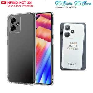 Case Infinix Hot 30i Clear Premium Softcase Clear Transparant Bening