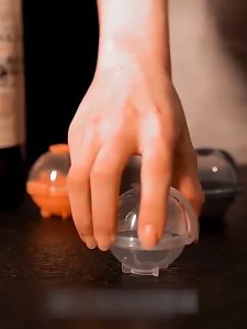5PCS Portable Big Round Ball Ice Mold Whiskey Maker Jelly Mould Ice Tray Kitchen Accessories PAZU