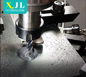 XJL Roughing Carbide End Mill 4 Flute Rough Milling Cutter HRC55 For Aluminum And Steel 50L 75L 100L 150L CNC Cutting Tool