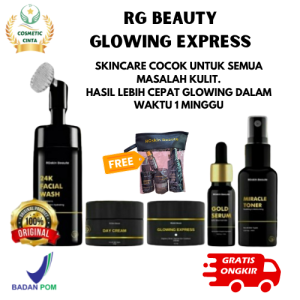 Rg Beautyskin Cream BeauteGlow dengan SPF31-40 Cream 5 in 1 Satu Paket untuk Kulit Sensitif Mencerahkan dan Melembapkan