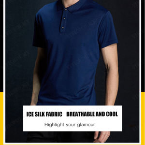 geegofirst Mens polo shirt with moisture management and quickdrying properties