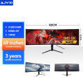 AJVXI 34" Ultrawide Curved Gaming Monitor 180HZ,  IPS panel/1ms, 3440 * 1440, 21:9 (24,27,32 34,INCH Frameless Full Screen)Gaming Monitor 165hz Curved 4k display computer monitor 1MS HDMI/DP/VGA Warranty 3 Years. 