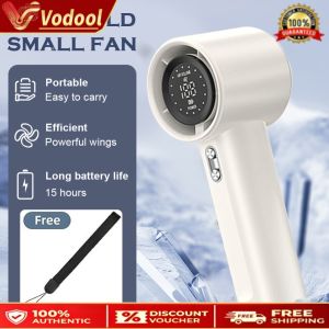 Handheld Turbo Fan 100 Speeds Portable Turbo Fan LED Display Electric Cooling Fan Mini Personal Fan for Outdoor Travel