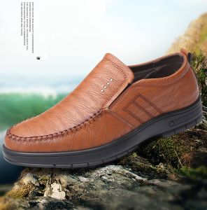 COD Sepatu Pantofel Pria Pantofel Hitam Santai Formal Dewasa Laki Laki Sepatu Slip On Tanpa Tali Kantor Cowok 134