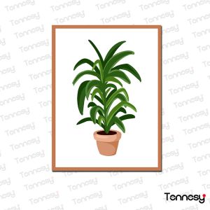 HIASAN DINDING WALL DECOR 15x20CM PAJANGAN POSTER DEKORASI KAMAR TANAMAN BUNGA POT
