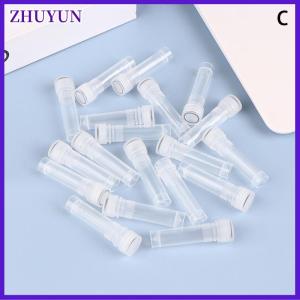ZHUYUN 20pcs 1.5 1.8ml PP Lab Analysis Freezing Tubes Graduation Centrifuge Tube Volume Vials Bottles With Blocking Cap Screw Cap
