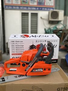 Máy cưa xích chạy xăng KOMAUSU CS75 xích lớn máy cưa xích chạy xăng trọng lượng 6.5kg lam dài 5.5 tấc