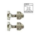 Yale C100B/HO Concealed Hinge Half Overlay 2pc. (Silver). 