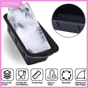 JCSYFAC Extra Large Ice Mold Silicone Large Ice Block Mold Ice Cube Maker Reusable Large Ice Cube Tray Ice Bath Chiller For Home