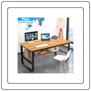 【JJ HOME】【U Frame Computer Table】Study Table / Computer Desk with Shelf Multiple Sizes Available