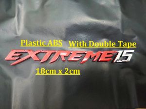 ADVANCED VERSION ADVANCE AV EXTREME STYLE PERODUA REAR EMBLEM