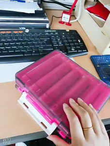 Lures Baits Hook Storage Case Tackle Organizers Watertight Clear Terminals Fishing Tackle Box Fishing Hook Storage Box