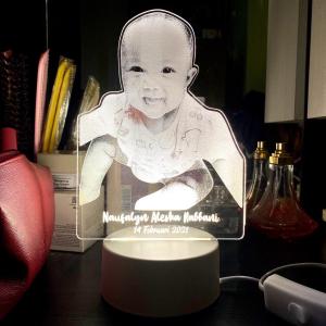 Cetak Foto Lampu Hias Kamar Tidur Bisa 3 warna untuk kado ulang tahun kado wisuda kado pernikahan