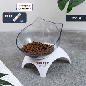 Premium Food & Water Bowl Feeder All in 1 Cat Mangkuk Kucing Makanan Minuman Dog 猫碗 宠物碗 狗碗
