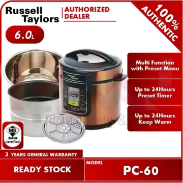 Shop Latest Russell Taylor Pressure Cooker online Lazada .my