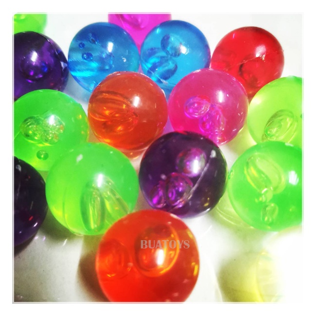 บ้านบอลและอุปกรณ์เสริม ลูกแก้วพลาสติกสีใส คละสี  ถุงละ ครึ่งกิโลกรัม 500 กรัม และ 50 กรัม  ของเล่นโบราณ Benya Toys