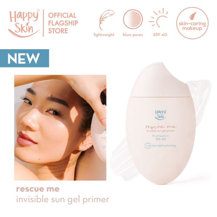 Happy Skin Rescue Me Invisible Sun Gel Primer Broad Spectrum SPF 40