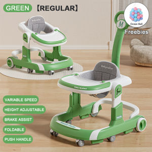 VOGO Baby Walker With Music And Mat Baby Walker Suitable For 6-18 Months Infant Walker For Baby