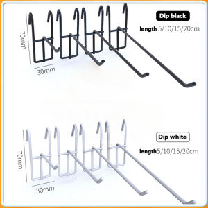 10pcs White/Black Heavy Duty Screen Hooks Coated Wire Hook Home Living Organizers Store Screen Hanging Sachet Rack
