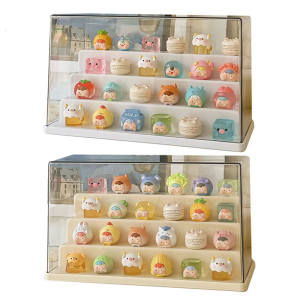 Durable Acrylic Display Case Clear Acrylic Display Cabinet Organizers Holder For Models And Trinkets Storage