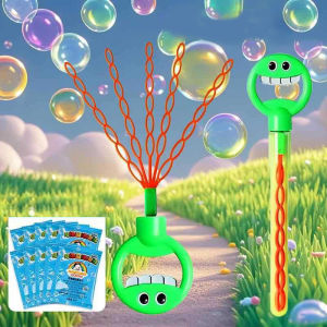 Handheld Bubble Wand Smiley Five Claw Bubble Toys Handheld Bubble Wand Toys