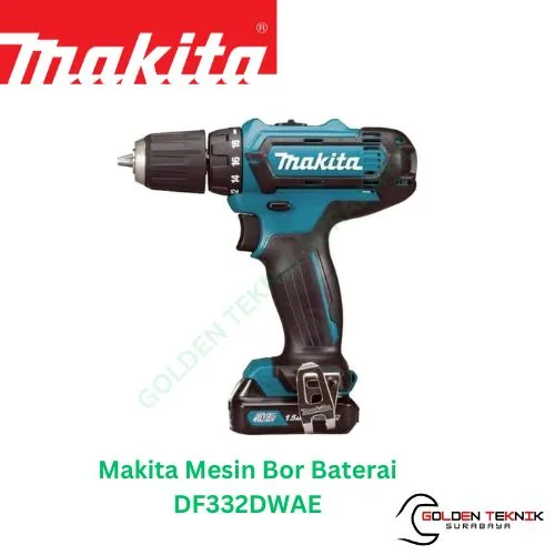 Makita Mesin Bor Baterai DF332DWAE Cordless Drill 12V DF 332
