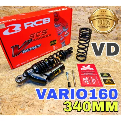 Monoshock HONDA Vario 160 VD Black Gold Series 340MM RCB Rebound 340mm Scooter Absorber MONO Vario160 150 125