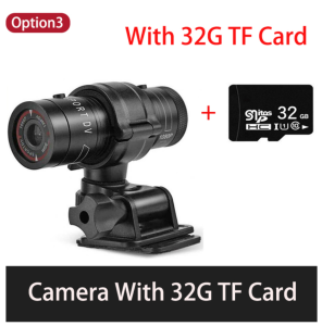 2023 Bicycle Sports Camera Mountain Bike Motorcycle Helmet Action Mini Camera DV F9 Camcorder Full 1080p HD Car Video Recorder