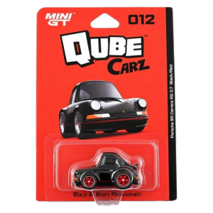 Mô Hình Xe Qube Carz #012 Porsche 911 Carrera RS 2.7 (Black/Red) - Mini GT