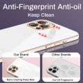Cho Vivo V40 5G/Vivo V40 Pro 5G vỏ điện thoại Sang Trọng 6D Eletroplated Cover Quay Lại silicon mềm Đơn Giản Sáng Bóng Vỏ Nz34. 