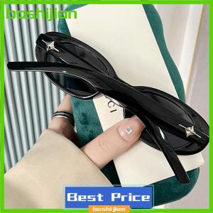 bashijian Fashion Trend Small Frame Oval Shape Sunglasses For Men Women Vintage Outdoor Leisure Sunglasses Street Photography Props