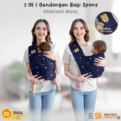 BABY LEON Gendongan Depan Model Terbaru Geos Bayi Geos Kaos BY-44-05 Gendongan Baby Bayi Kain Geos Kaos Samping Murah Termurah Baru Lahir Terbaru
