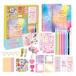 Girls Scrapbook And Stationery Set For Girls 5-12 Years Old Perfect For Birthdays And Holiday