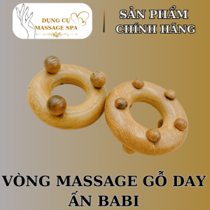 Vòng Day Ấn Huyệt Babi Gỗ Bách Xanh 2 mặt Cao Cấp DIỆN CHẨN