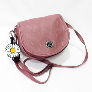 Slingbags Wanita Murah Simple Tas Selempang Murah Motif Bordir Free Gantungan