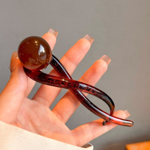 mitch168 1Pcs Twisted hairclip korean elegant Lady Girls Twist Grips Hairpin Hairclips Hair Accessory